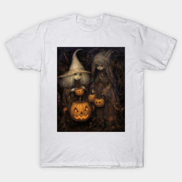 Whispers of Witchcraft: Maidens of the Mist T-Shirt by TooplesArt